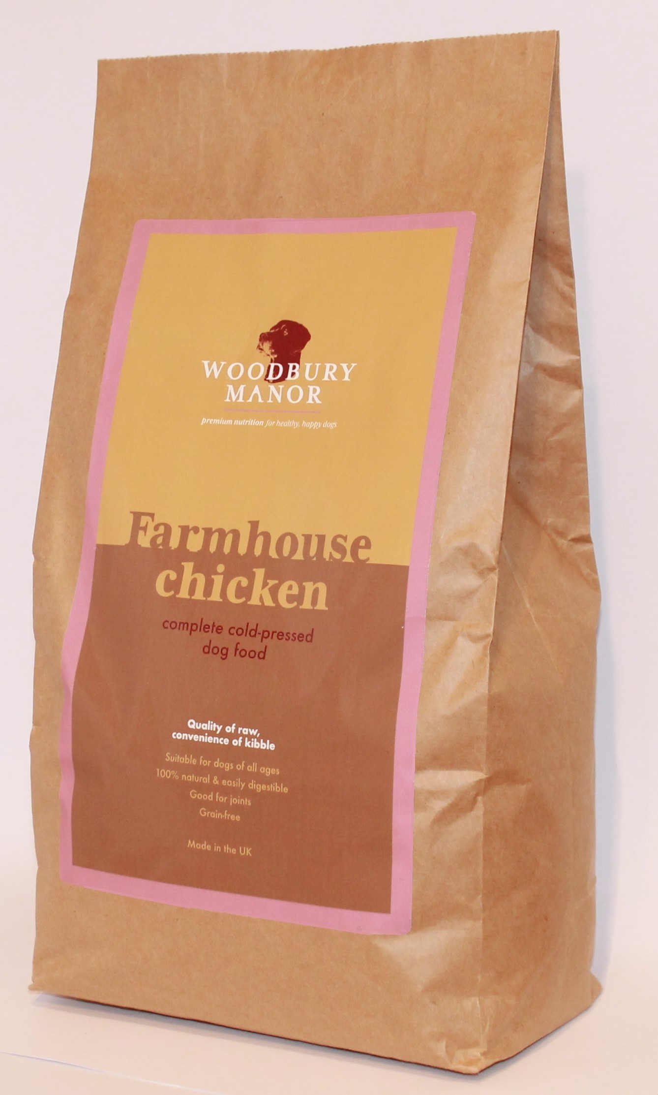 Premium Complete Cold-Pressed Dog Food (Farmhouse Chicken 10kg)